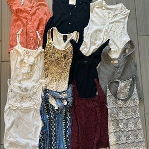 Assorted Sleeveless Tops Collection